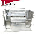 Steel sheep turnover crate catcher used for handling equipment